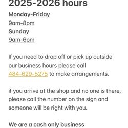 Eidem's Family Deer Processing - Hours