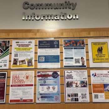 Evergreen Branch Library - Community bulletin board - Libraries Near Me - San Jose, California Evergreen Branch Library - Community bulletin board - Libraries Near Me - San Jose, California