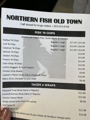Menu photo 4 Northern Fish Products Tacoma, WA