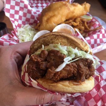 Hotbird - Chicken sandwich, fish and chips - Comfort Food Near Me - Oakland, California