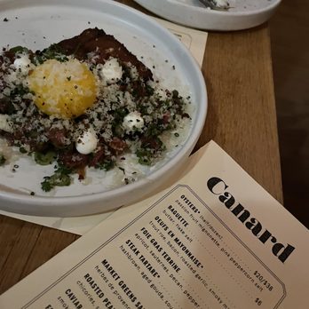 Canard - Steak tartare - Wine Bars Near Me - Portland, Oregon Canard - Steak tartare - Wine Bars Near Me - Portland, Oregon