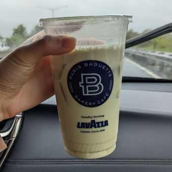 Paris Baguette - Iced matcha latte (not green at all) - Coffee & Tea Near Me - Queens, New York Paris Baguette - Iced matcha latte (not green at all) - Coffee & Tea Near Me - Queens, New York