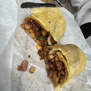 Spanglish Kitchen - Chorizo Breakfast Burrito - Mexican Near Me - Alhambra, California Spanglish Kitchen - Chorizo Breakfast Burrito - Mexican Near Me - Alhambra, California