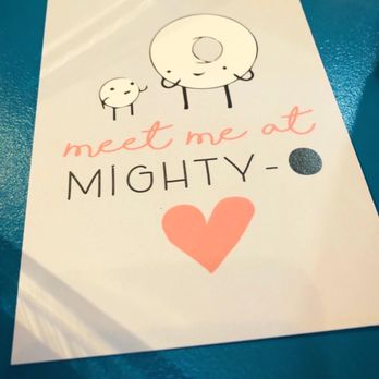 Mighty-O Donuts - Valentine's Day Postcard - Donuts Near Me - Seattle, Washington Mighty-O Donuts - Valentine's Day Postcard - Donuts Near Me - Seattle, Washington