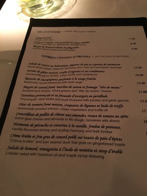 Menu photo 8 Restaurant Bonaparte Montreal, QC