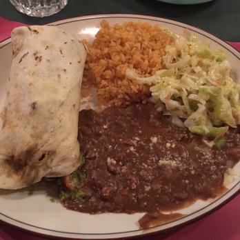 Tony's Jacal - Carne Asada burrito no sauce/cheese - Salad Near Me - Solana Beach, California