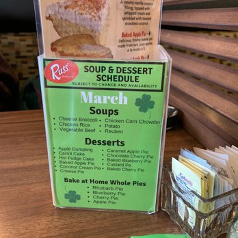 Russ' Restaurant - he menu for march - American Near Me - Grand Rapids, Michigan Russ' Restaurant - he menu for march - American Near Me - Grand Rapids, Michigan