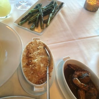 18 STEAK - Lobster mac n cheese, asparagus, bbq shrimp - Steakhouses Near Me - Baton Rouge, Louisiana