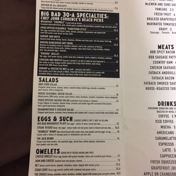Big Bad Breakfast - Menu - Breakfast & Brunch Near Me - Inlet Beach, Florida