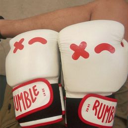 Complimentary boxing gloves to borrow Complimentary boxing gloves to borrow