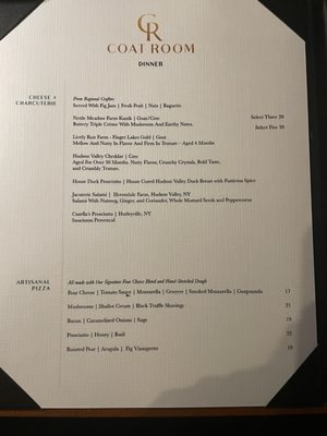 Menu photo 7 Coat Room Saratoga Springs, NY Menu photo 7 Coat Room Saratoga Springs, NY