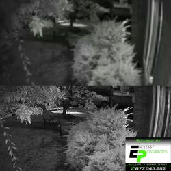 Endless Possibilities Security Solutions - Top: Standard 420 Camera with night vision Bottom: HD 720 Camera with night vision