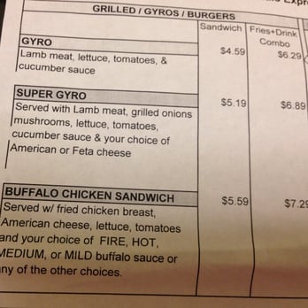 Buffalo Express Wings - a menu for buffalo chicken sandwiches - Chicken Wings Near Me - McComb, Mississippi