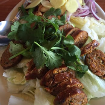 Thai Cafe - Spicy sausages - Thai Near Me - Irvine, California Thai Cafe - Spicy sausages - Thai Near Me - Irvine, California