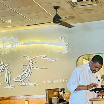Bonefish Grill - Our waiter Vaughn - The best! - Seafood Near Me - Buford, Georgia