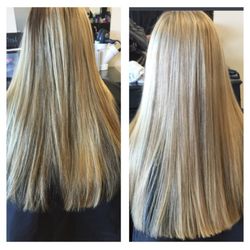 Remix Salon - Before and after!
