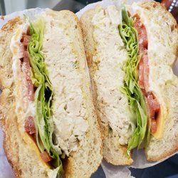 Larkfield Plaza Delicatessen - Chicken salad sandwich on point!