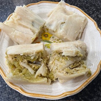 Yvette's Bakery - Top:  Cheese with Jalapeno Tamale Bottom:  Chicken Tamale - Bakeries Near Me - Riverside, California