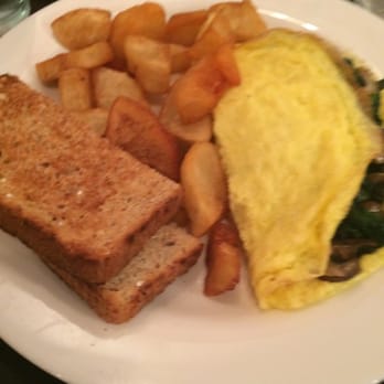 Sweet Basil's Cafe - Wild mushroom, spinach and goat cheese omelet - New American Near Me - Livingston, New Jersey Sweet Basil's Cafe - Wild mushroom, spinach and goat cheese omelet - New American Near Me - Livingston, New Jersey