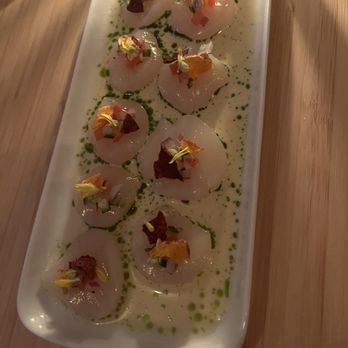 Kaminari Ramen Bar - Scallop Carpaccio - Ramen Near Me - Toronto, Ontario