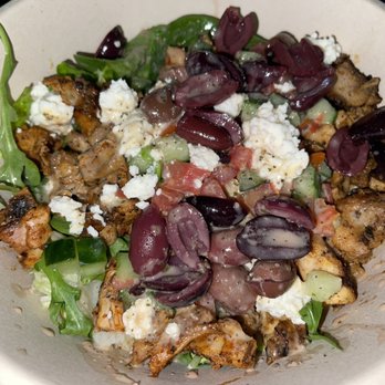 CAVA - Salad with chicken - Mediterranean Near Me - Costa Mesa, California CAVA - Salad with chicken - Mediterranean Near Me - Costa Mesa, California