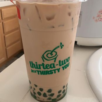 Tastea - 32 oz cup of Golden Milk Tea with honey boba - Bubble Tea Near Me - San Jose, California Tastea - 32 oz cup of Golden Milk Tea with honey boba - Bubble Tea Near Me - San Jose, California