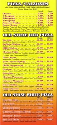 Menu photo 2 Ed and Murphy's 501 Pizza Londonderry, NH