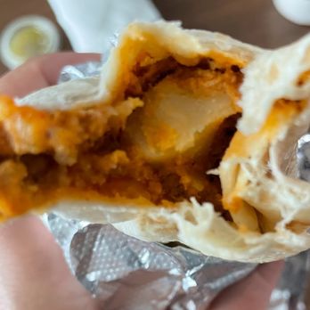 Testal Mexican Kitchen - Vegan breakfast burrito - inside - Cocktail Bars Near Me - Phoenix, Arizona