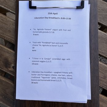 Faro Caffè Specialty - Menu - April 2023 - Coffee Roasteries Near Me - Rome, RM