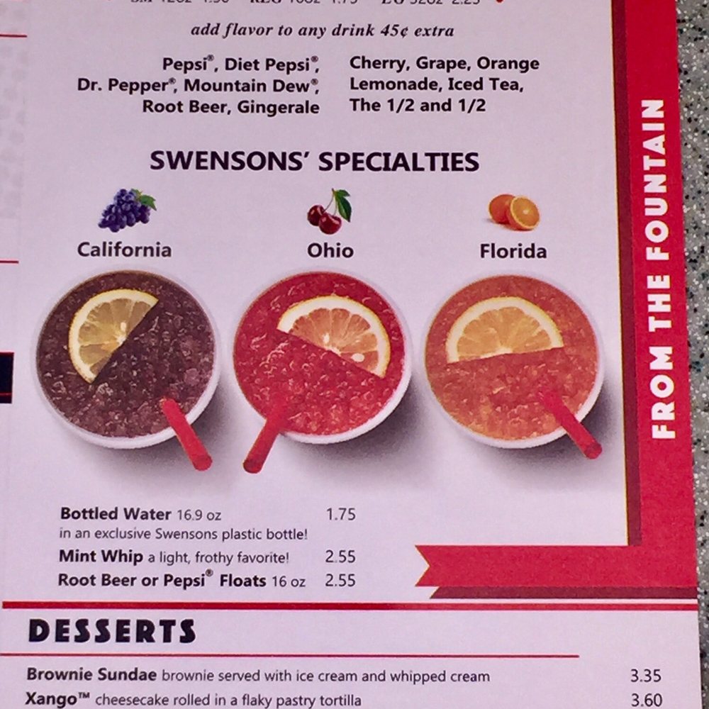 Swensons Drive-In - Menu Nov 2019 - Fast Food Near Me - New Albany, Ohio Swensons Drive-In - Menu Nov 2019 - Fast Food Near Me - New Albany, Ohio