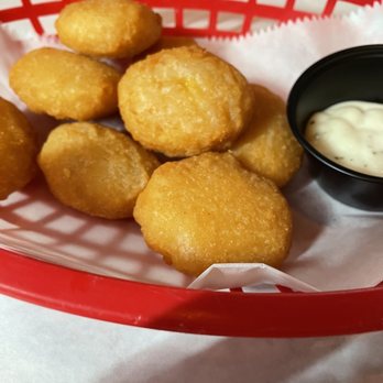 Crab Du Jour - Mac and cheese bites, pretty bad. - Cajun/Creole Near Me - Raleigh, North Carolina Crab Du Jour - Mac and cheese bites, pretty bad. - Cajun/Creole Near Me - Raleigh, North Carolina
