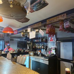 Interior bar looking towards cash register