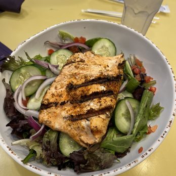 Under The Oak Cafe - Salmon salad w/ balsamic - Cafes Near Me - D'Iberville, Mississippi Under The Oak Cafe - Salmon salad w/ balsamic - Cafes Near Me - D'Iberville, Mississippi