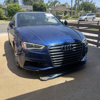 Hard Tech Auto Body - Front spoiler dragging on ground - Body Shops Near Me - Anaheim, California