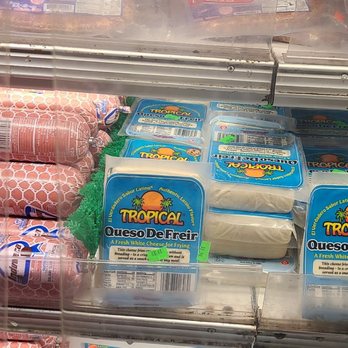 El Mambi Mkt - a display of packaged meat - Grocery Near Me - Glendale, California