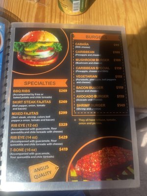 Menu photo 1 La Cabaña Joaquín Zetina Gasca, ROO