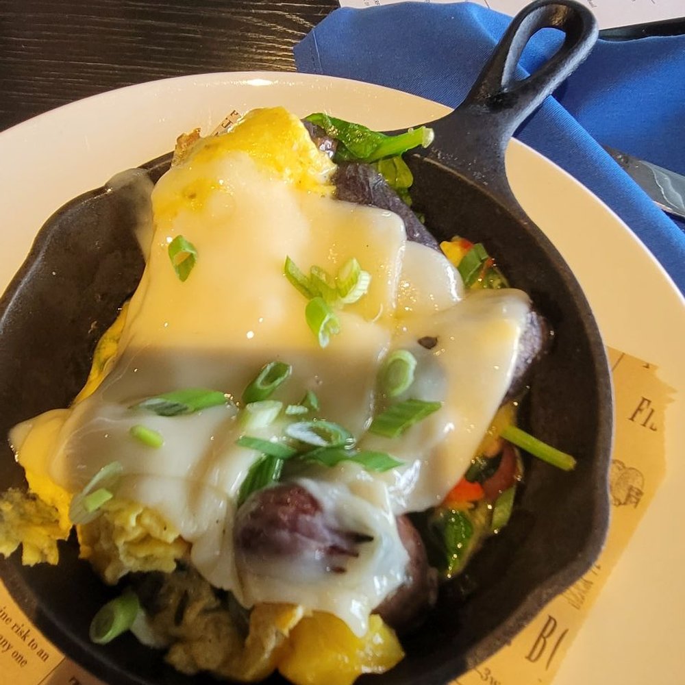 River: A Waterfront Restaurant & Bar - Home fries skillet - Steakhouses Near Me - Wethersfield, Connecticut River: A Waterfront Restaurant & Bar - Home fries skillet - Steakhouses Near Me - Wethersfield, Connecticut