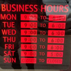 1 Grove Cleaners - New business hours starting 2018