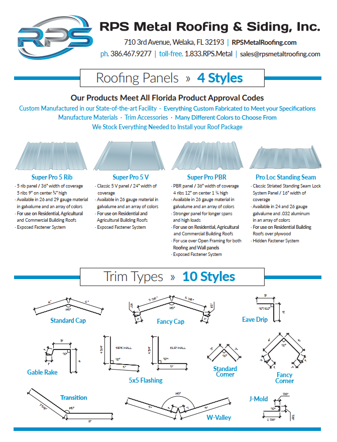 Slide of RPS Metal Roofing & Siding