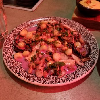 Tiradito - Octopus - Peruvian Near Me - Montreal, Quebec
