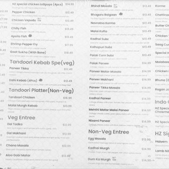 Hyderabadi Zaiqa - Menu - Indian Near Me - New York, New York Hyderabadi Zaiqa - Menu - Indian Near Me - New York, New York