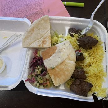 Rumi Middle Eastern Grill - Lamb Kabob Plate - Mediterranean Near Me - Chicago, Illinois Rumi Middle Eastern Grill - Lamb Kabob Plate - Mediterranean Near Me - Chicago, Illinois