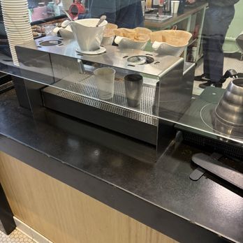 Comet Coffee - Pour over bar - can run four pours simultaneously - Coffee & Tea Near Me - Ann Arbor, Michigan
