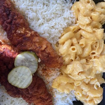 Angry Chickz - Tender plate. My husband was taking my pickles since I don't like them. Must try!! - Chicken Shop Near Me - Sacramento, California
