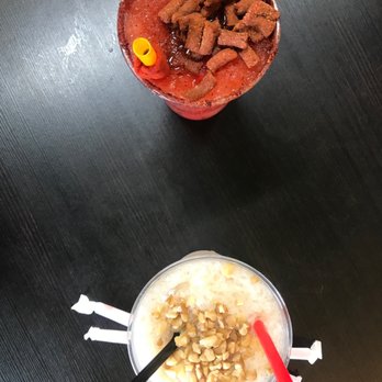 Botanas Locas - "Limon Picosito" on the top and "Nuez" on the bottom - Ice Cream & Frozen Yogurt Near Me - San Diego, California