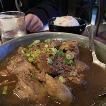 Avenida Restaurant - Chicken and Pork Adobo, Garlic Rice - Filipino Near Me - San Mateo, California