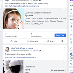 Ultra Tech Water Systems - NASA uses Puronics https://ultratechwatersystems.com