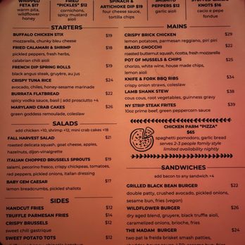 Wildflower - Menu - Cocktail Bars Near Me - New York, New York Wildflower - Menu - Cocktail Bars Near Me - New York, New York