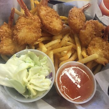Coconuts Fish Cafe - Coconut shrimp and chips - Seafood Near Me - Kihei, Hawaii