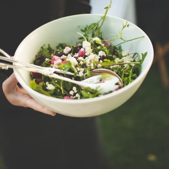 duo events - Roasted Beet and Wild Arugula Salad with Crumbled Feta, Confit Tangerine Vinaigrette - Specialty Food Near Me - Santa Barbara, California